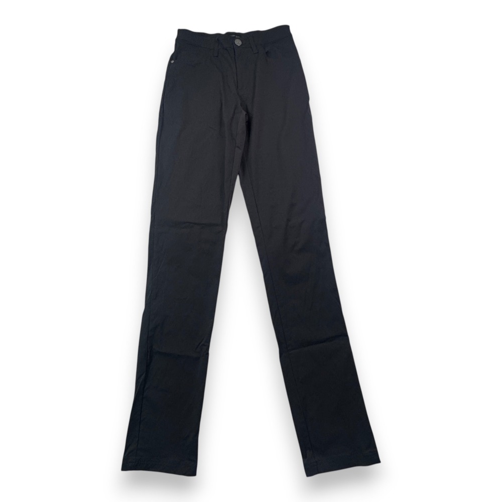 American Tall Men Black Chino Pants 28x36 Slim Straight Tech Stretch AM-PC-10191